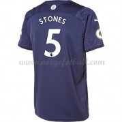 Billige Manchester City 2021-22 Fotballdrakter John Stones 5 Tredjedraktsett Kortermet